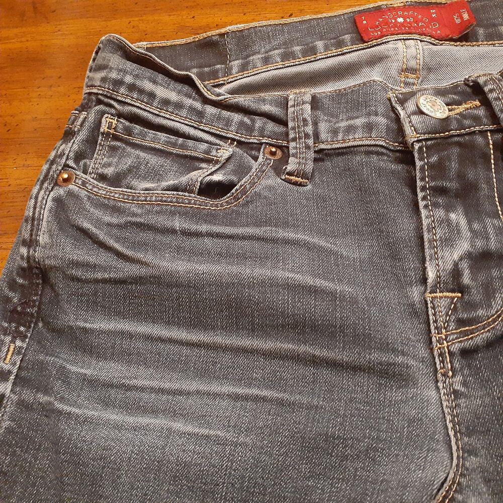 BLUE LUCKY BRAND JEANS ANKLE 0125 USED - Picture 6 of 10